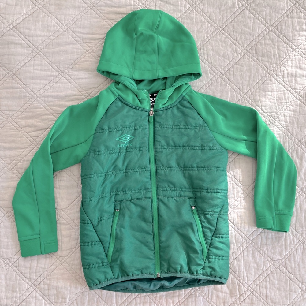 Boys Size XS Green Umbro Jacket